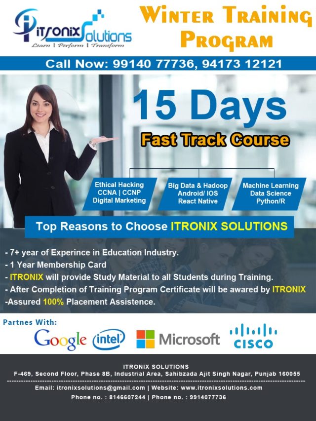 Best Industrial Training in Mohali|Chandigarh