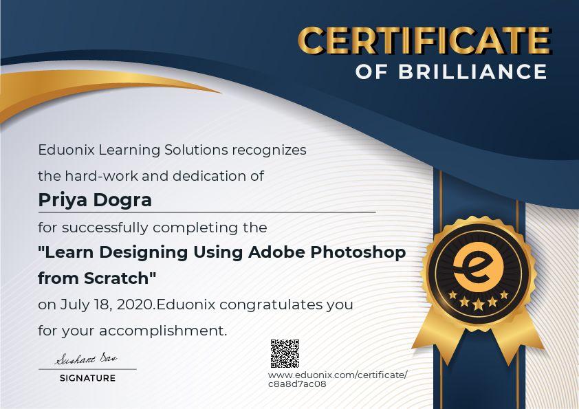 adobe photoshop certification program