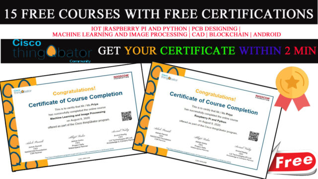 Cisco ThingQbator free courses