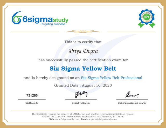 The Best Six Sigma Certifications Online Free Six Sigma Black