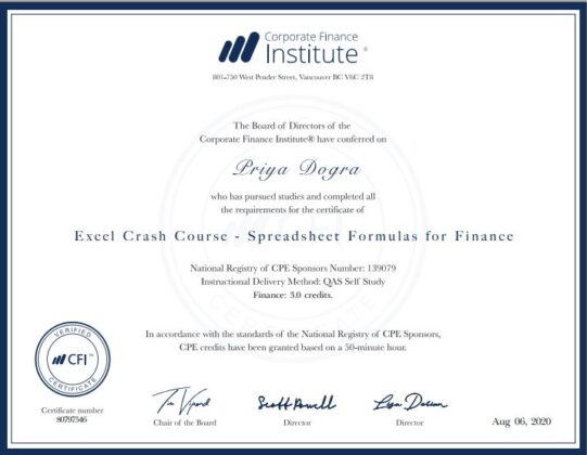 CFI free courses |Corporate Finance Institute Certificate|Free Online ...
