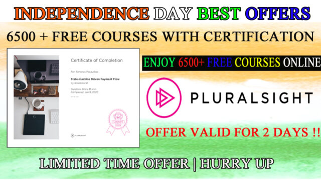 pluralsight free courses