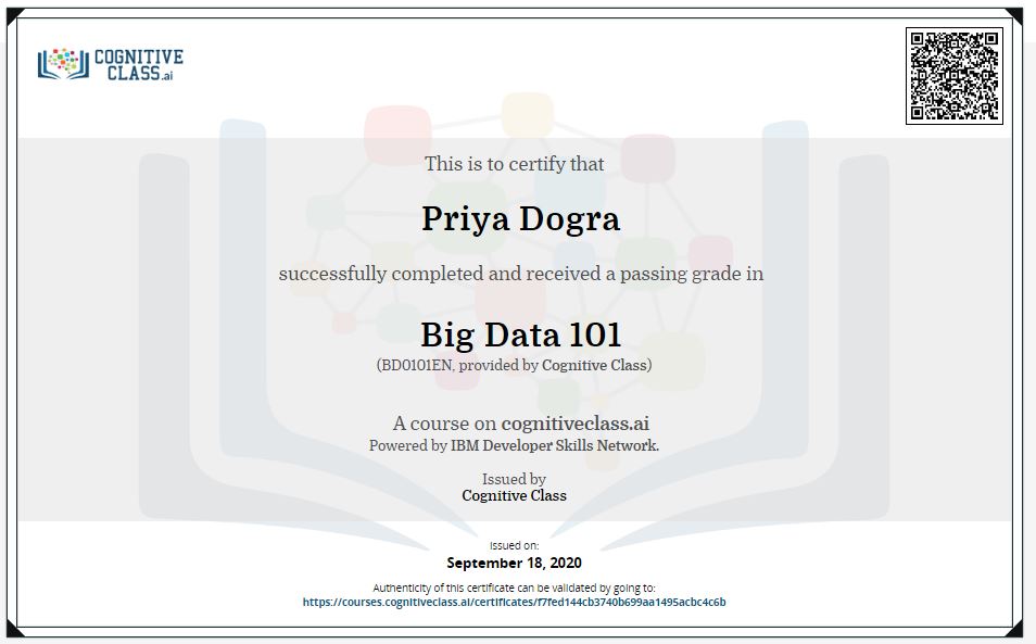 Big Data 101 Cognitive Class Answers Everything Trending