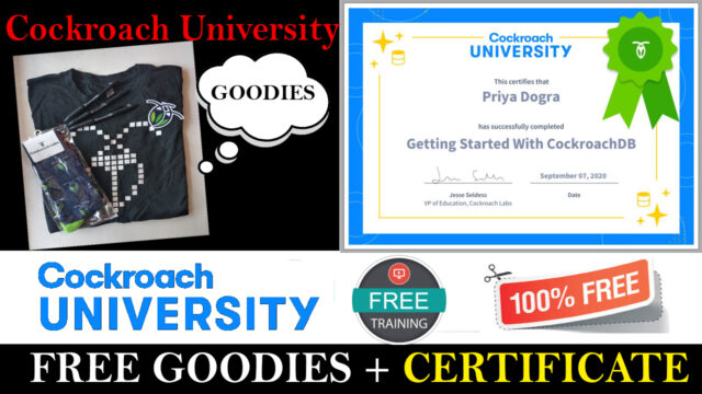 cockroach university free courses