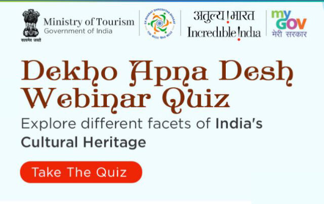 Dekho Apna Desh Webinar Quiz-Promoting Destinations with Cuisines Quiz Answers