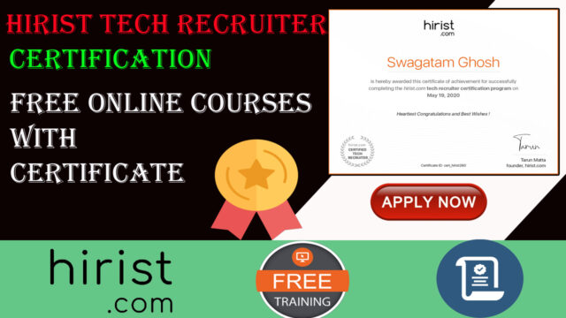 hirist tech recruiter certification