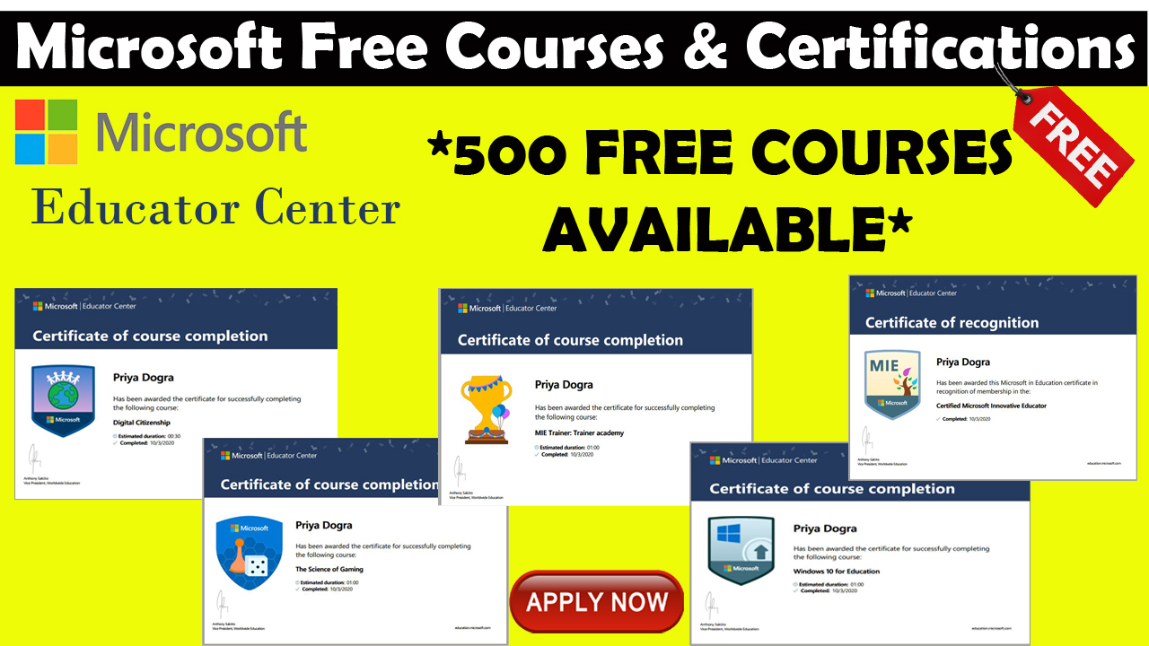 free microsoft project online training course