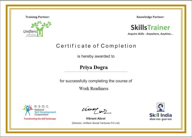 NSDC Free Courses