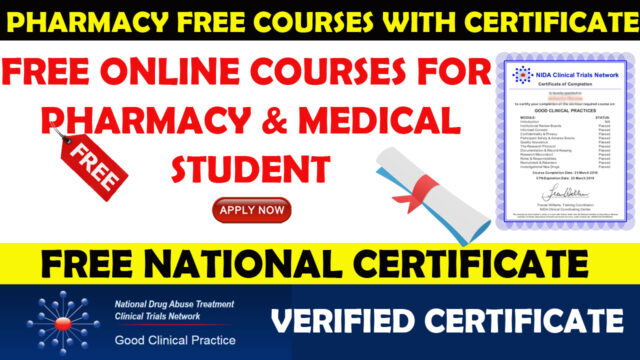 pharmacy free course