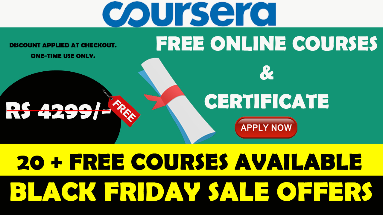 Coursera Cyber Monday and Black Friday Sale 
