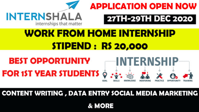 internshala ist year internship