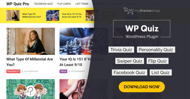 MyThemeShop WP Quiz Pro Wordpress Plugin Free Download