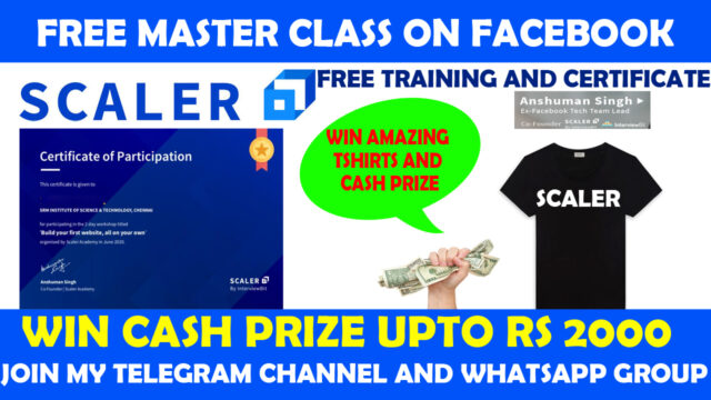 scaler academy free masterclass