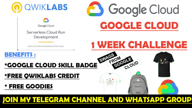 google 1 week challenge