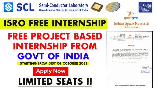 isro free internship