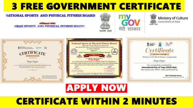 government certificates