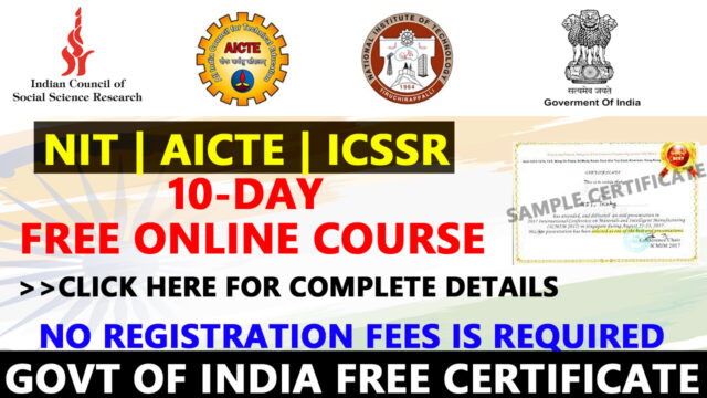 NIT free course