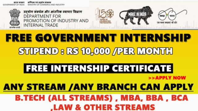 government free internship