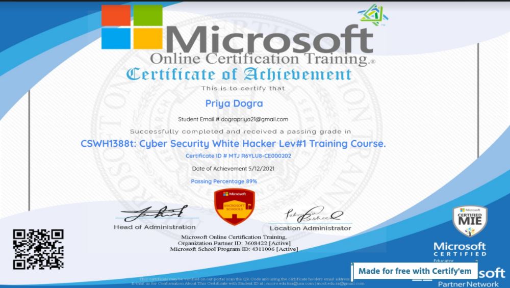 microsoft office certification online