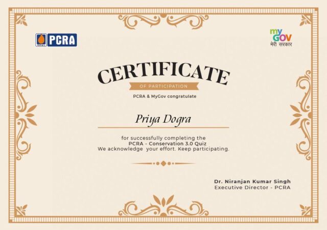 pcra Certificate quiz answers