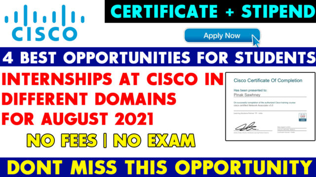 cisco internships