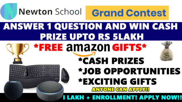 newton school contest