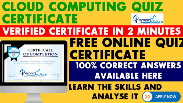 cloud computing certificate