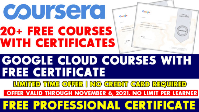 coursera offer for november