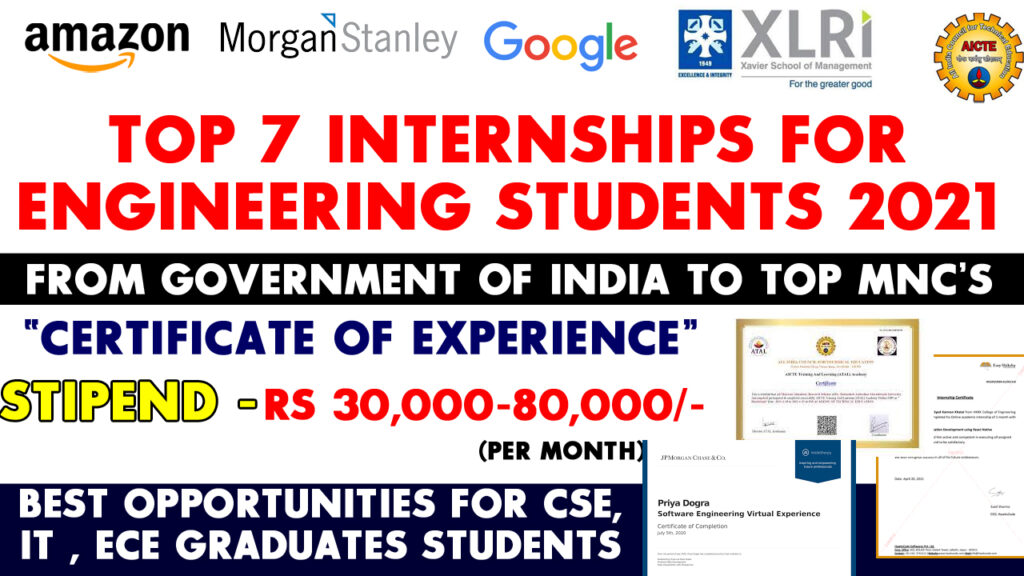 Top 7 Internships for CSE Students in India [Paid/Unpaid] Free
