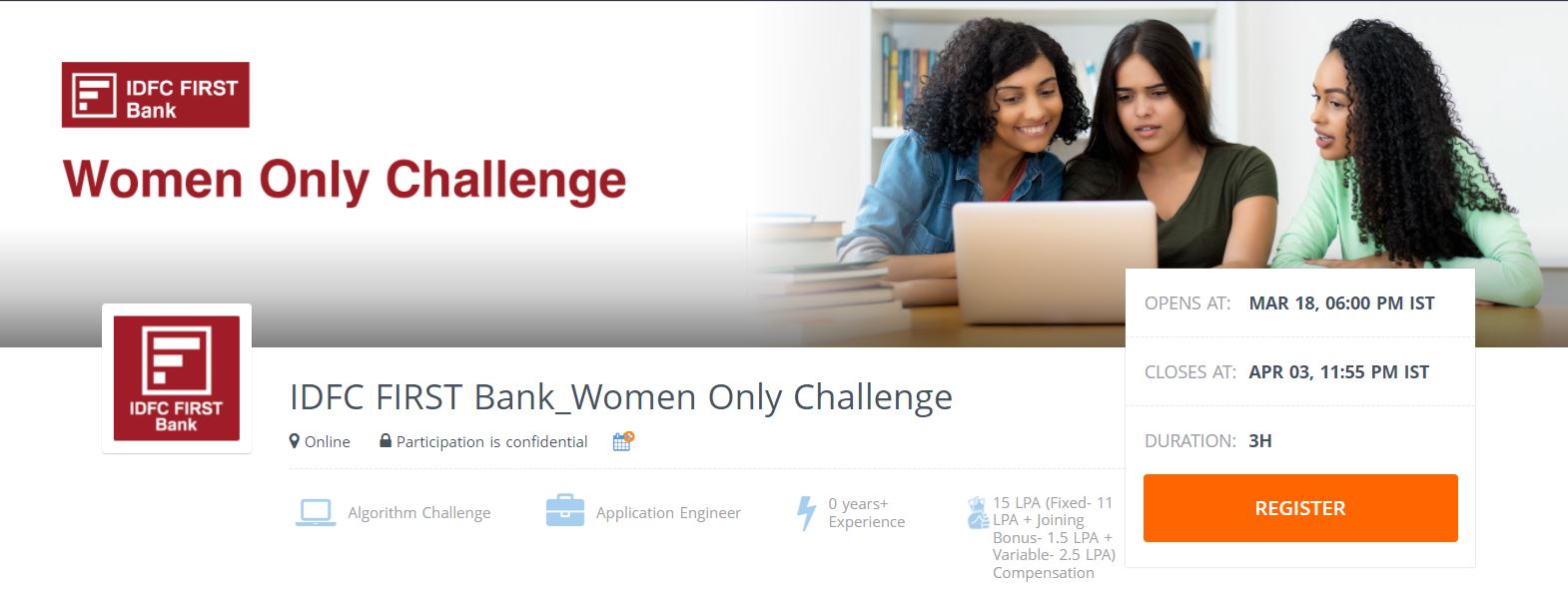 idfc-first-bank-women-only-challenge-prizes-worth-rs-3-l-register-by-april-3