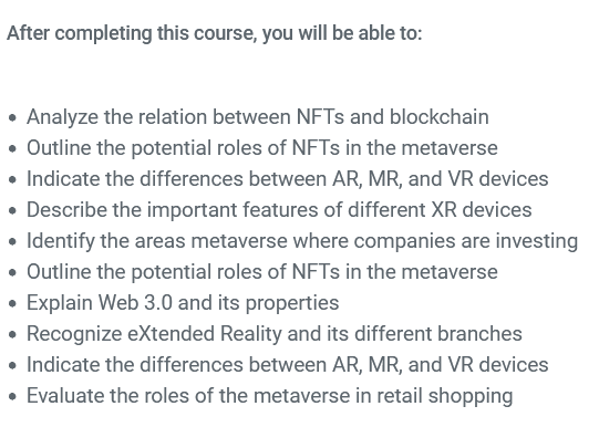 The Metaverse, NFT & Web 3.0 - Evolution of Internet: Alison