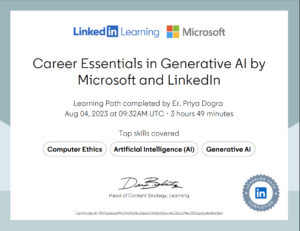 Career Essentials in Generative AI byMicrosoft and LinkedIn Exam Answers