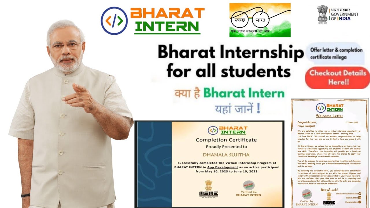 Bharat Intern Internship 2024 - Get Complete details