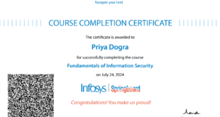 information security certificate