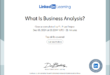 What is business analysis certificate