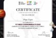 FIT India CommonWealth certificate