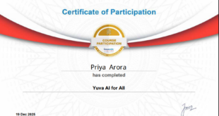 Yuva AI for All Certificate